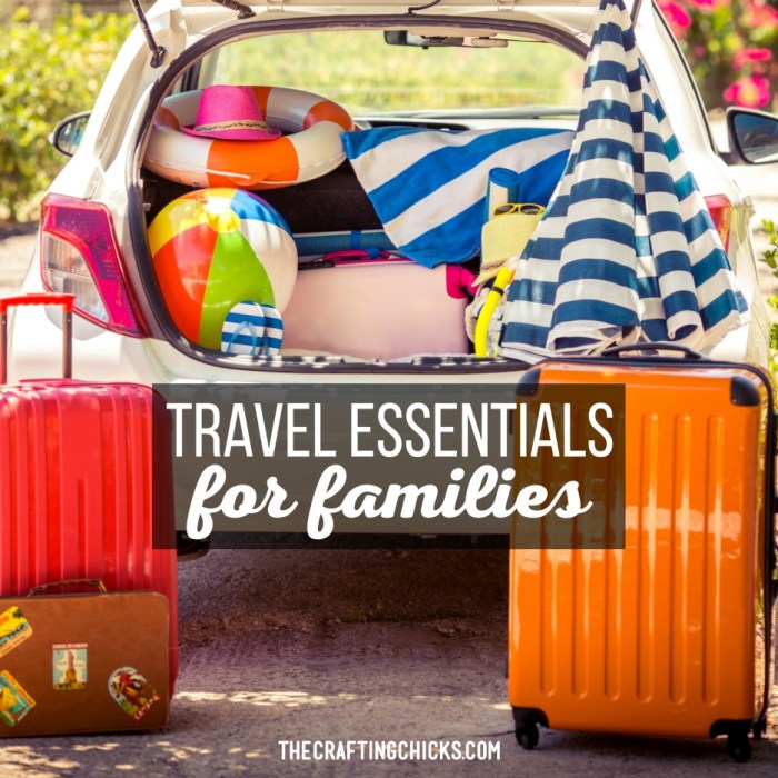 Kids travel essentials